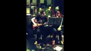 Singing Highway To Hell with Rob Lehane at the end of an open mic night...