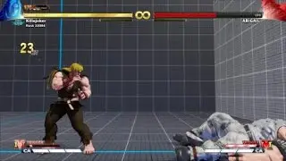 STREET FIGHTER V Ken Big Damage set up