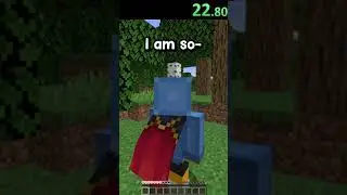 Minecraft: Random Death Speedrun DAY 3 #shorts