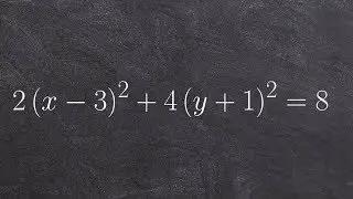 Graph an ellipse with the center not at the origin
