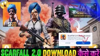 ScarFall 2.0 Game Download & Install 2025 | 100% Working Guide Android/iOS ✅📲