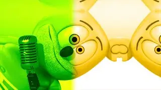 GREEN + YELLOW + MIRRORS + PITCHFUL Gummiibar REQ VIDOE Hindi Gummy Bear Song