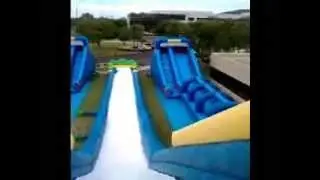 Huge Inflatable Water Slide Rentals in Phoenix AZ, Rhino Water Slide Rental