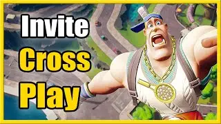 How to TURN ON Crossplay & Invite a Friend for DUOS in RumbleVerse