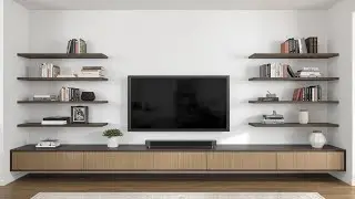 Latest Living Room TV Unit Designs 2025 | Modern TV Wall Unit Ideas