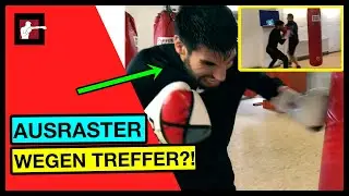 Boxen lernen durch Sandsacktraining und Sparring (Boxtraining VLOG)