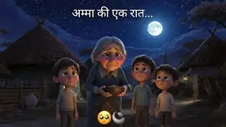 की एक रात&hellip; | Emotional Hindi Cartoon Story | Heart Touching Kahani