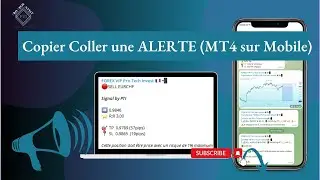 Comment copier coller une alerte de trading MT4 sur mobile