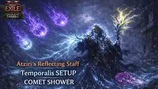 PoE 0.4 Oracle Druid - Temporalis CoC Archmage COMET Atziri's Reflection SETUP | PURPLE COMET SHOWER