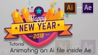 Happy New Year 2018 Title || Aftereffects tutorial || Pixelation Studios