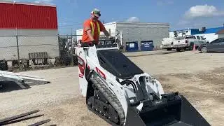 My new Employee! The #bobcat  #MT100 Mini Skid Steer.