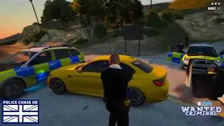 Police Chase UK - Pursuit of Wanted Criminal in a BMW M2 - #GTAV #UK