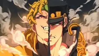 Jotaro and Dio singing Stronger than you Ai cover