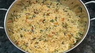 Water Amaranth leaves fried rice recipe 😋 ponnaganti kura fried rice పొన్నగంటి కూర అన్నం