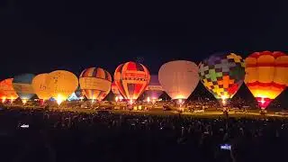Bristol International Balloon Fiesta 2024 Night glow