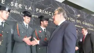 Visita del Ministro del Interior a la Academia de Oficiales de la Guardia Civil en Aranjuez