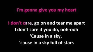 Coldplay - A Sky Full Of Stars KARAOKE