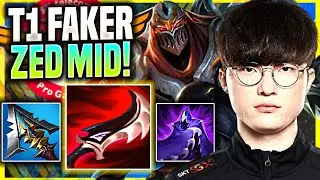 FAKER BRINGS BACK HIS ICONIC ZED! - T1 Faker Plays Zed Mid vs Jayce! | Season 11