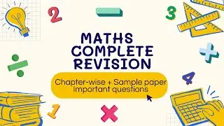 Final revision class 10 maths I #cbse I #maths | #ncert | #importantquestions | #revision | #viral 