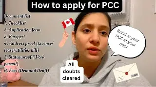 How to apply for PCC from Canada 🇨🇦| Everything that you need to know to apply for PCC