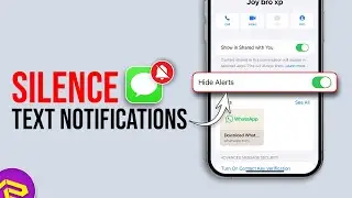 How to Mute Text Notifications for One Contact on iPhone | Silence Alerts on iPhone