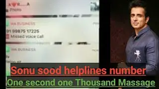 Sonu sood ka helpline number | Sonu sood help covid 19 | Baat to sahi ha | sonu sood Whatsapp status