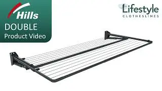 Hills Double Folding Clothesline Product Video