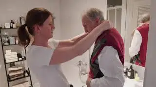 Support with dressing and undressing