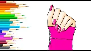 Drawing a hand @babycolor2505