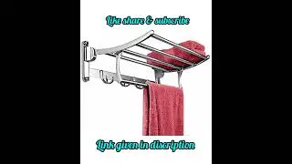 stainless steel folding Towel rack for bathroom/Buy anything one place