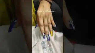 Nail Extensions#nail art#permanent nail Extension only at Ruhi's Makeover 💞