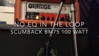 Orange OR15H through Scumback H55 & BM75, Randall Jaguar speakers