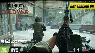 KGB Headquarter -Call of Duty COLD WAR - ULTRA RAY TRACING - LOOKS ABSOLUTELY AMAZING - PART 4
