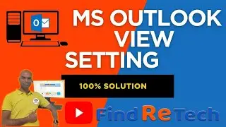 MS Outlook Mail Inbox View Settings | Customize Outlook Inbox Layout Easily. #findretech #solution