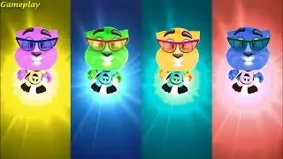 Colors Reaction Compilation My Talking Tom 2  New Update  2019 -space explorer - Android Gameplay HD