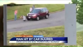 WATCH: Pedestrian hit by SUV near Stony Point shopping center
