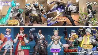 AOV New Skin Aoi, Hayate, Grakk, Maloch 5v5 Fest | Erin, Brunhilda, Cresht, DiaoChan, Rourke, Yan