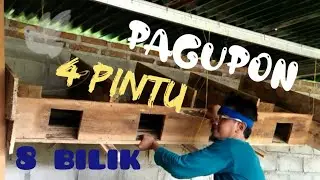 Rumah Merpati | Pagupon | 4 pintu | 8 bilik