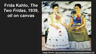 Masterpiece Mondays Presents: Frida Kahlo, The Two Fridas, 1939, oil on canvas   Google Slides