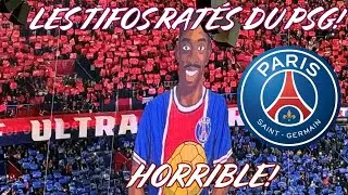 OM LES TIFOS RATÉS DU PSG 🤣🤣🤣 VS L'OM 💙🤍💪 #om #supporterom #ambiancevelodrome