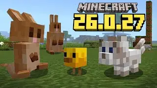 VISUAL UPDATE NUEVOS BEBES Minecraft 26.0.27 Bedrock ACTUALIZACION