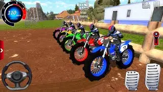 Motocross Dirt Bike Stunt Racing Simulator 2025 - Off-Road Bike Driving 3D #1 - Android Gameplay FHD