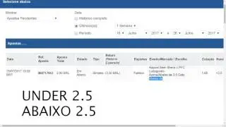 PALPITE UNDER/OVER 2.5
