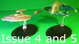 Star Trek The Official Starship Collection Magazine Issue 4 and 5