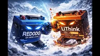 Starcie Akumulatorów 140Ah LiThink Vs Redodo #lifepo4battery #test #12v #lithink #redodo