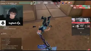 HAMY RAGE ON STREAM!! | SUBROZAS INSANE NVIDIA SETTINGS FOR VALORANT! | Daily Valorant Moments!