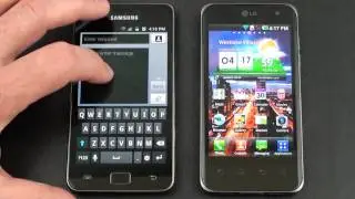 Samsung Galaxy S II vs LG Optimus 2X Part 2 Dual Core Face Off