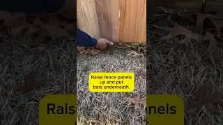How To Keep Bottoms of Fence Pickets From Rotting. #lifematters1001 #fence #housecare