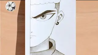 How to draw Afro anime || Easy anime character drawing step by step || drawing for beginners 