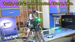 Long distance Lifi communication -Audio